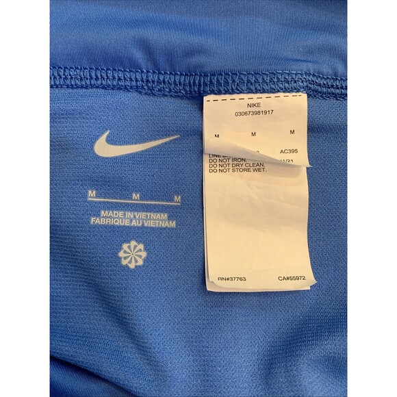 $56 Nike Essential High Waist Swim Bottoms Pacific Blue Size Medium Running Jog - Picture 10 of 13